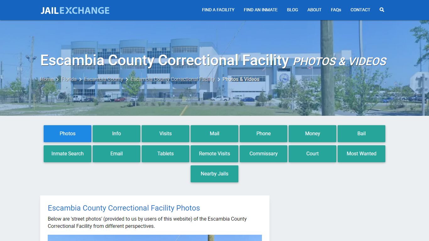 Photos & Videos - Escambia County Correctional Facility, FL - Jail Exchange